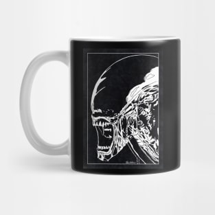 XENOMORPH - Alien (Black and White) Mug